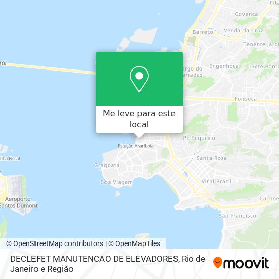 DECLEFET MANUTENCAO DE ELEVADORES mapa