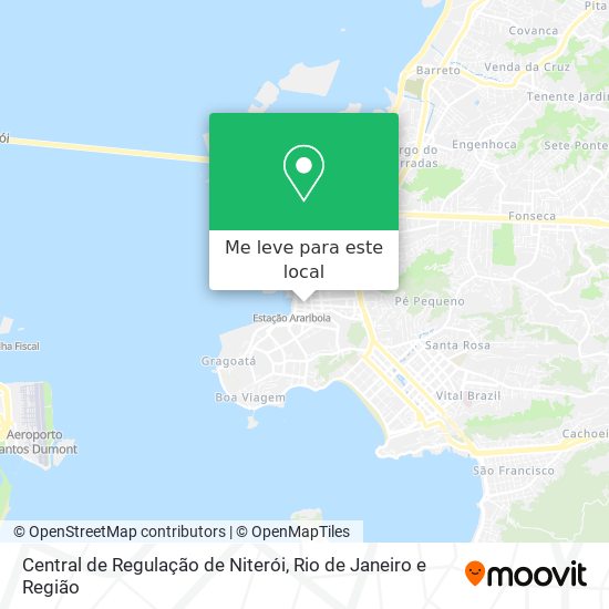 Central de Regulação de Niterói mapa
