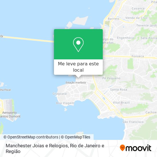 Manchester Joias e Relogios mapa