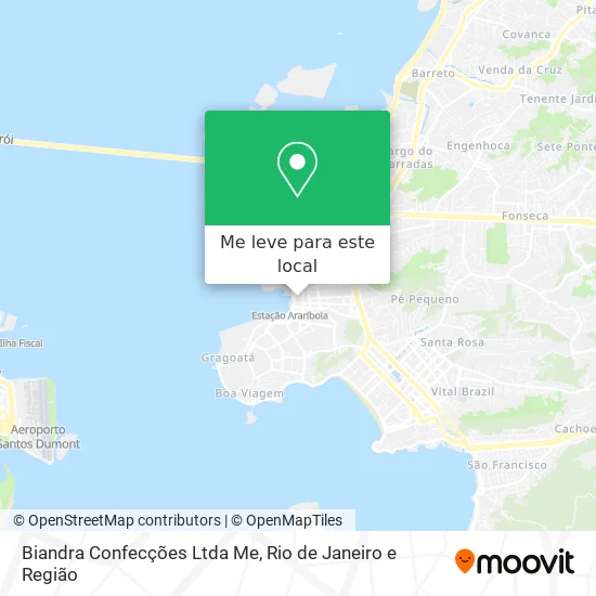 Biandra Confecções Ltda Me mapa