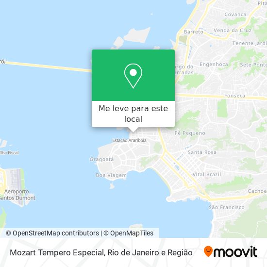 Mozart Tempero Especial mapa