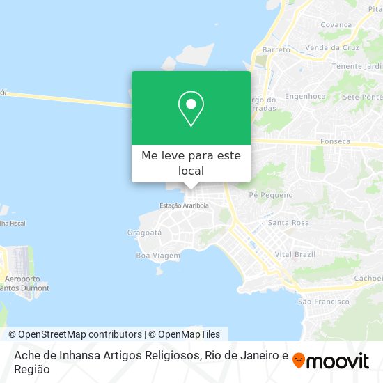 Ache de Inhansa Artigos Religiosos mapa