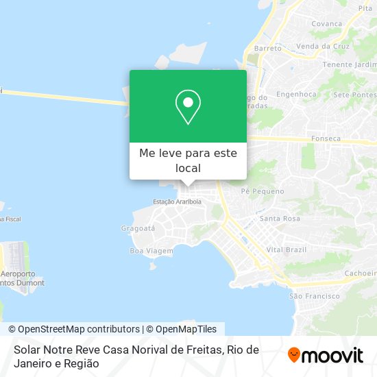 Solar Notre Reve Casa Norival de Freitas mapa