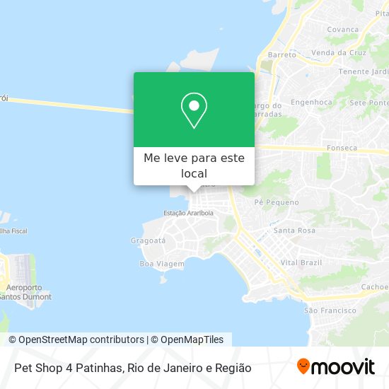 Pet Shop 4 Patinhas mapa