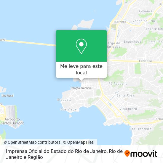 Imprensa Oficial do Estado do Rio de Janeiro mapa