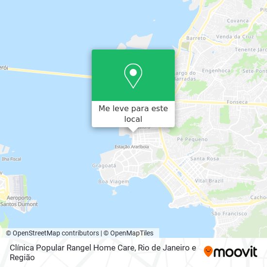 Clínica Popular Rangel Home Care mapa