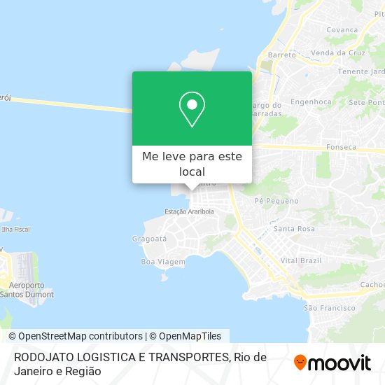 RODOJATO LOGISTICA E TRANSPORTES mapa