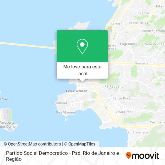 Partido Social Democratico - Psd mapa