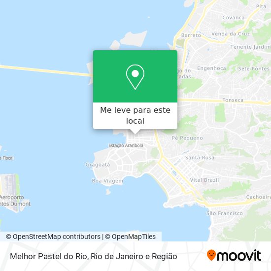 Melhor Pastel do Rio mapa