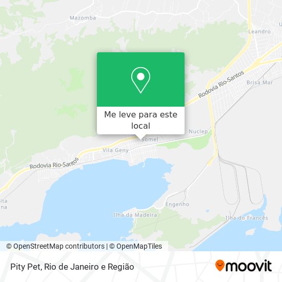 Pity Pet mapa