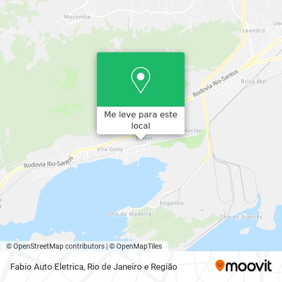 Fabio Auto Eletrica mapa