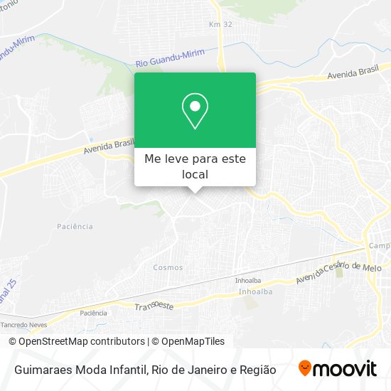 Guimaraes Moda Infantil mapa