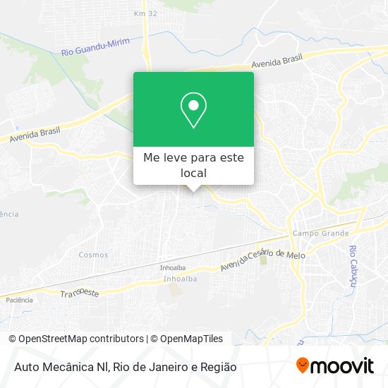 Auto Mecânica Nl mapa