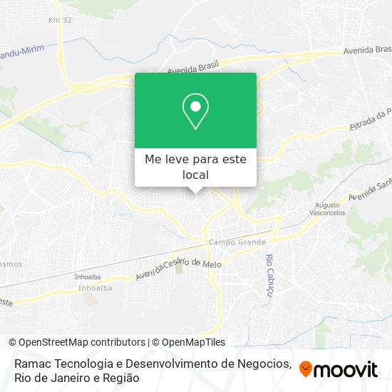 Ramac Tecnologia e Desenvolvimento de Negocios mapa