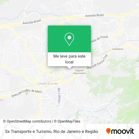 Sx Transporte e Turismo mapa