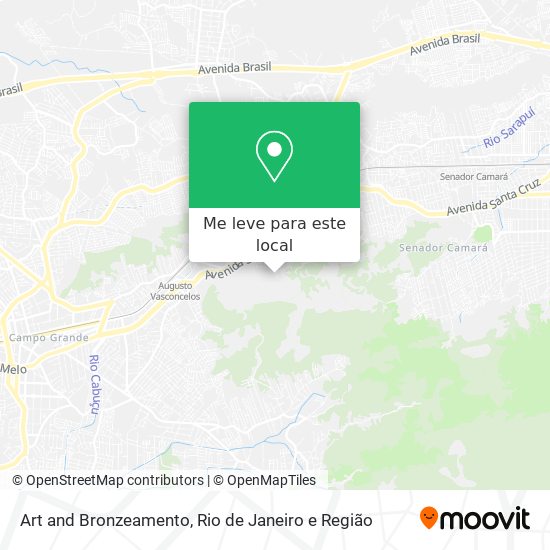Art and Bronzeamento mapa
