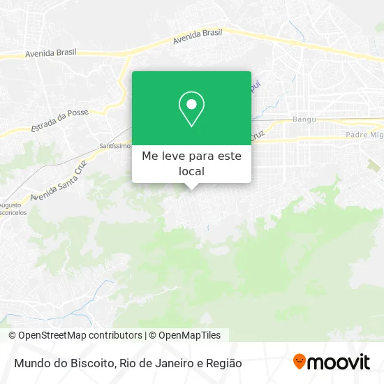 Mundo do Biscoito mapa