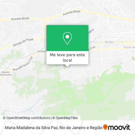 Maria Madalena da Silva Paz mapa