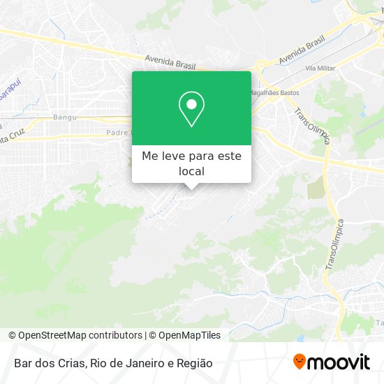 Bar dos Crias mapa