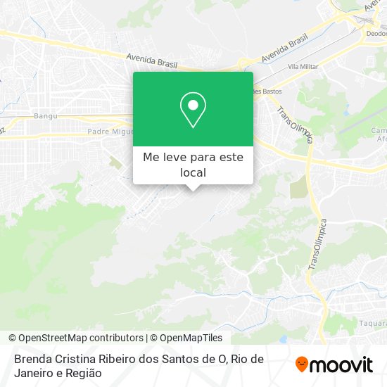 Brenda Cristina Ribeiro dos Santos de O mapa