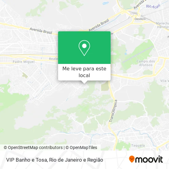 VIP Banho e Tosa mapa