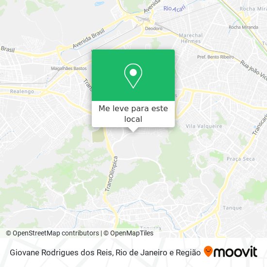 Giovane Rodrigues dos Reis mapa