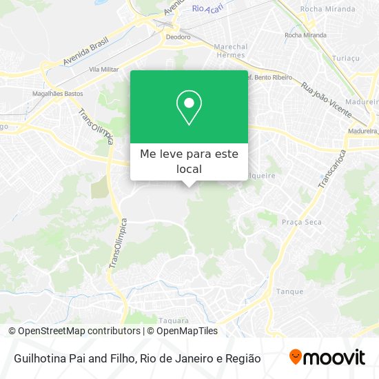 Guilhotina Pai and Filho mapa