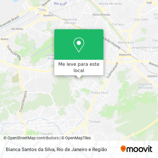 Bianca Santos da Silva mapa