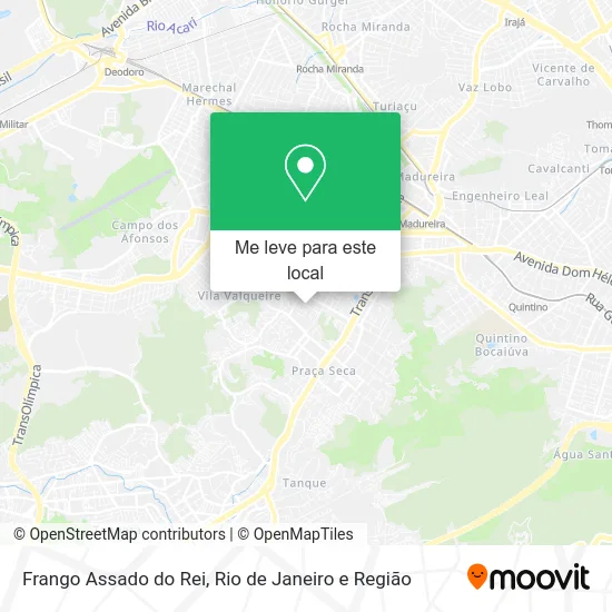 Frango Assado do Rei mapa