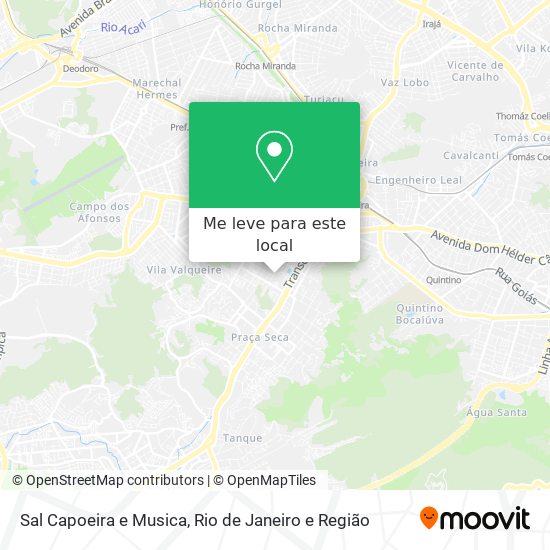 Sal Capoeira e Musica mapa