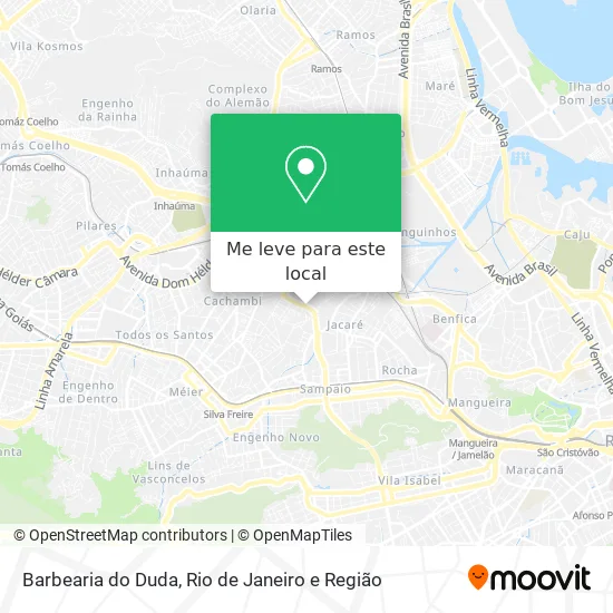 Barbearia do Duda mapa