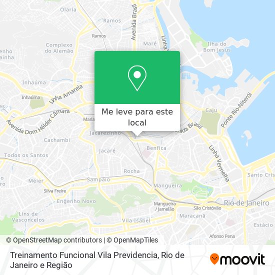 Treinamento Funcional Vila Previdencia mapa