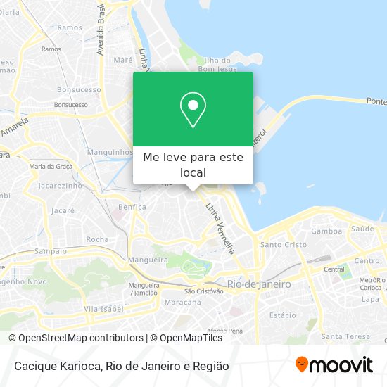 Cacique Karioca mapa