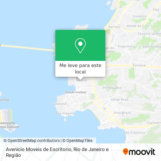 Avenicio Moveis de Escritorio mapa