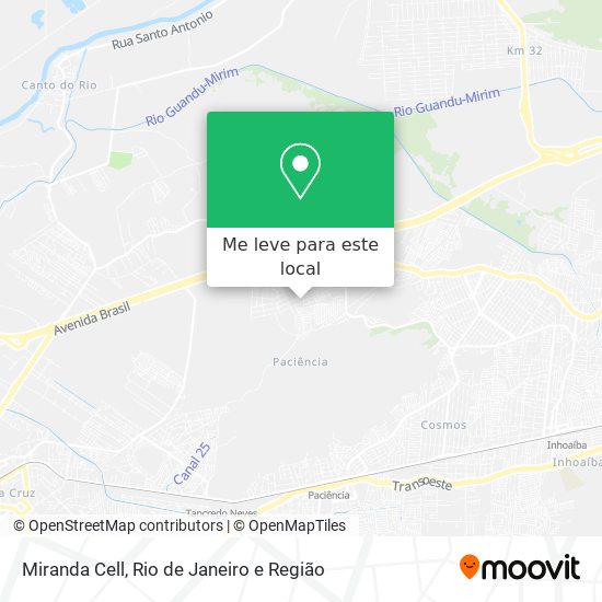 Miranda Cell mapa