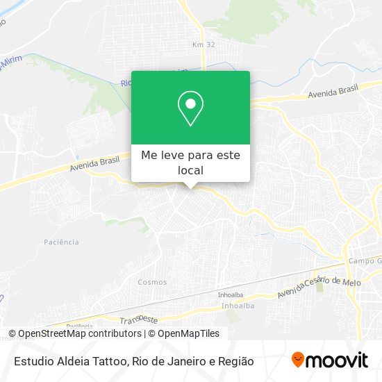 Estudio Aldeia Tattoo mapa