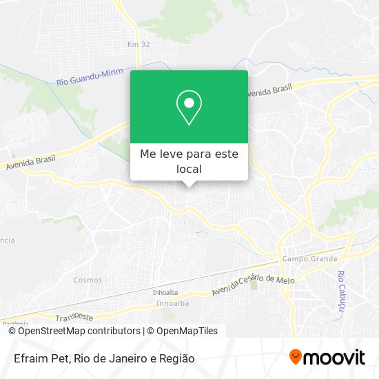 Efraim Pet mapa