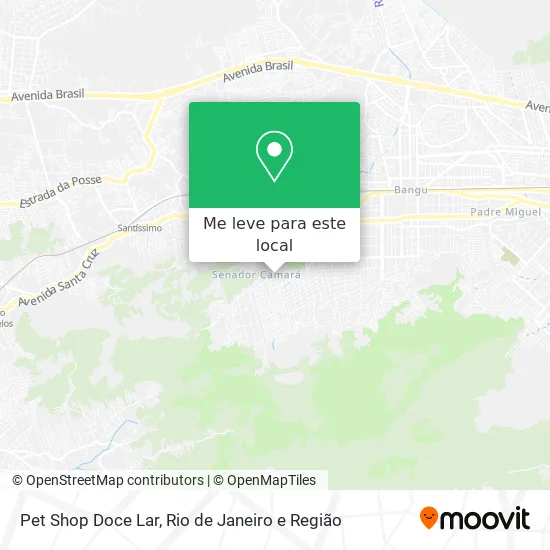 Pet Shop Doce Lar mapa