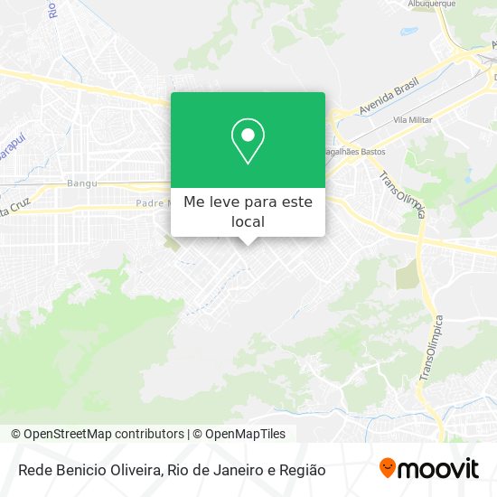 Rede Benicio Oliveira mapa