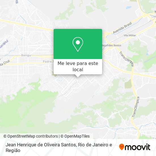 Jean Henrique de Oliveira Santos mapa