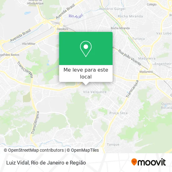 Luiz Vidal mapa