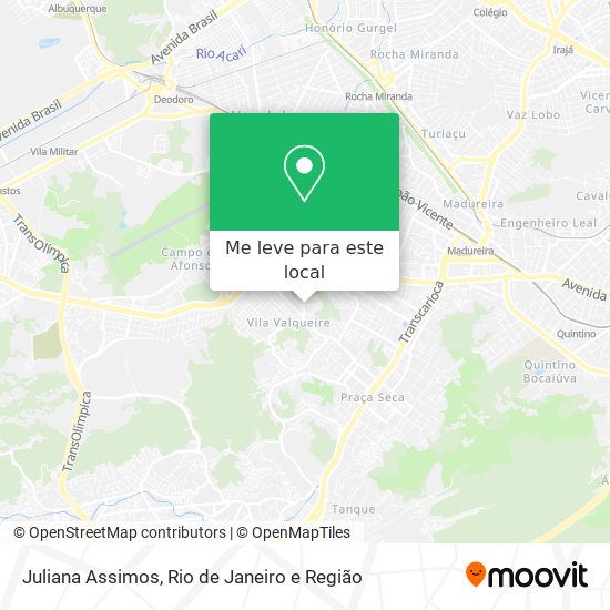 Juliana Assimos mapa