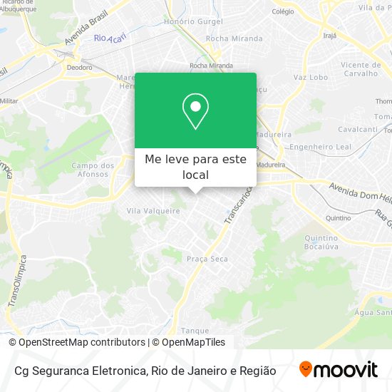 Cg Seguranca Eletronica mapa