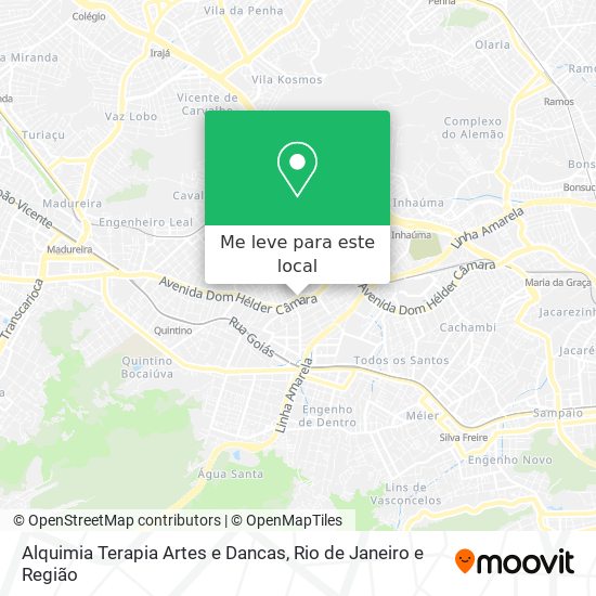 Alquimia Terapia Artes e Dancas mapa