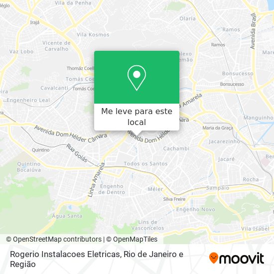 Rogerio Instalacoes Eletricas mapa