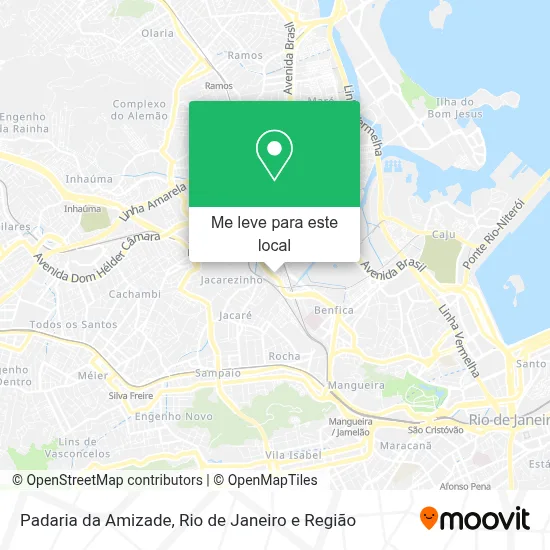 Padaria da Amizade mapa