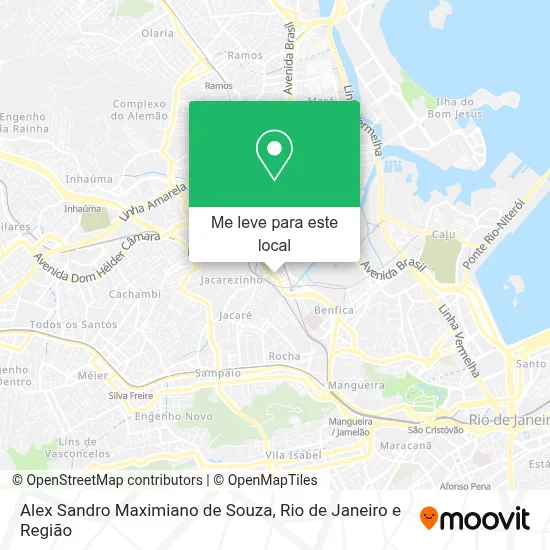 Alex Sandro Maximiano de Souza mapa
