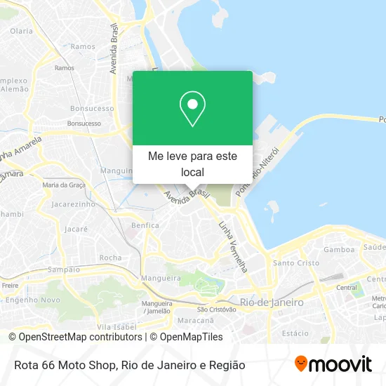 Rota 66 Moto Shop mapa