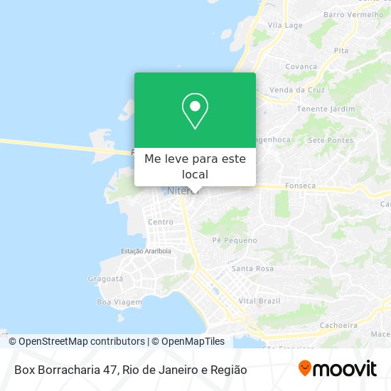 Box Borracharia 47 mapa