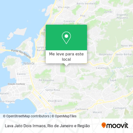 Lava Jato Dois Irmaos mapa